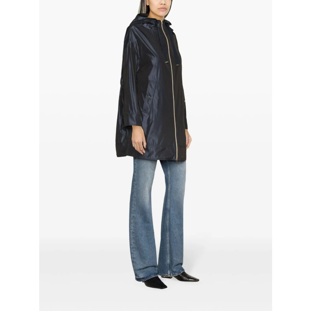 Herno Blauwe Parka Dameskleding Blue Dames