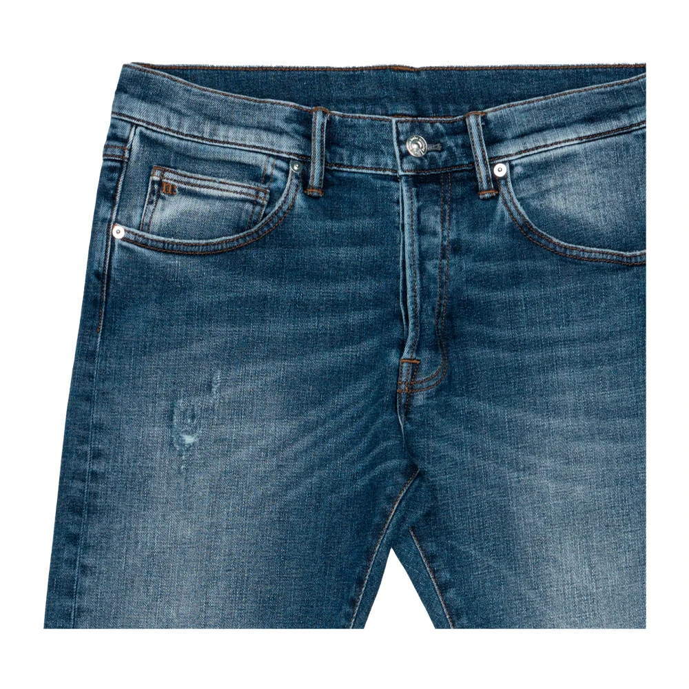 Nine In The Morning Authentieke denim straight leg jeans Blue Heren