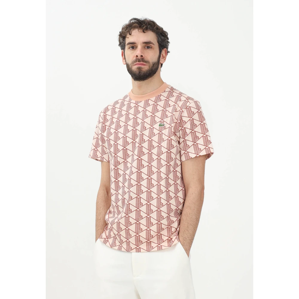 Lacoste Iconische Franse elegantie in beweging T-shirt Multicolor Heren