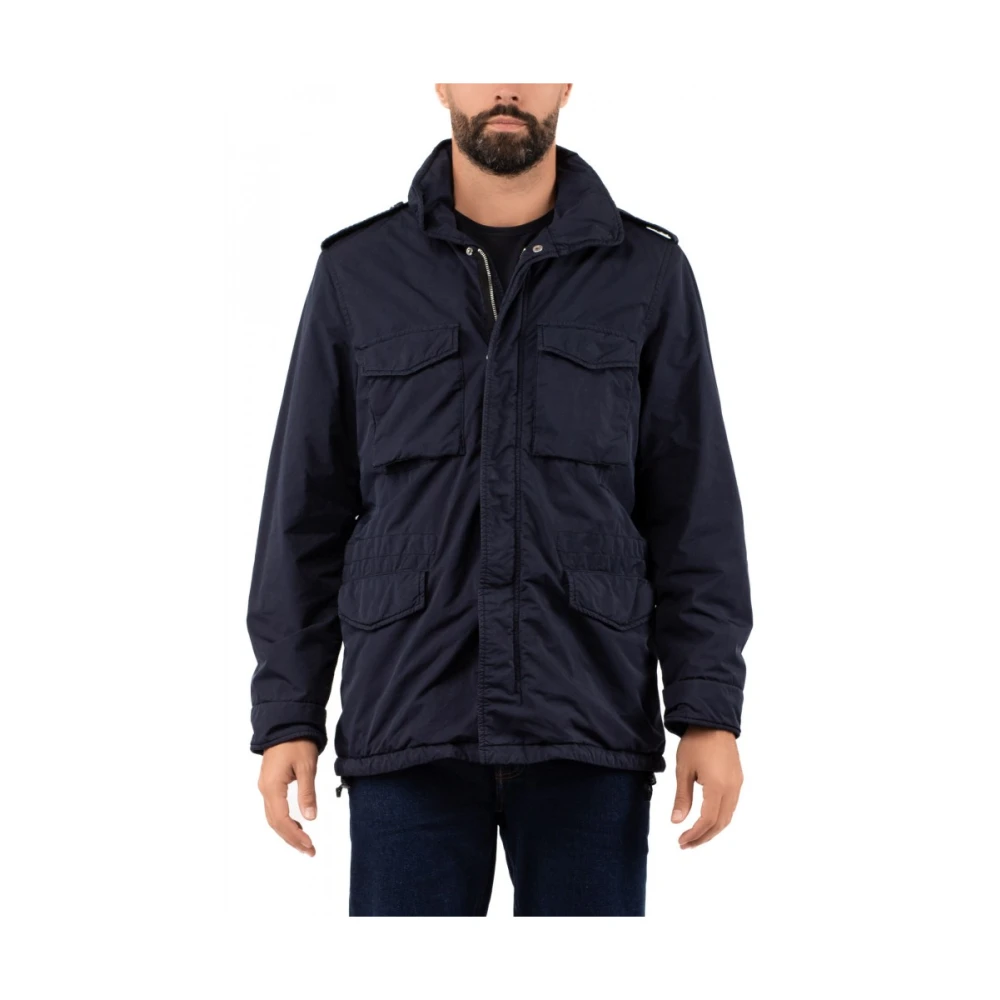 Aspesi Stijlvolle Blouson Herenjas Blue Heren