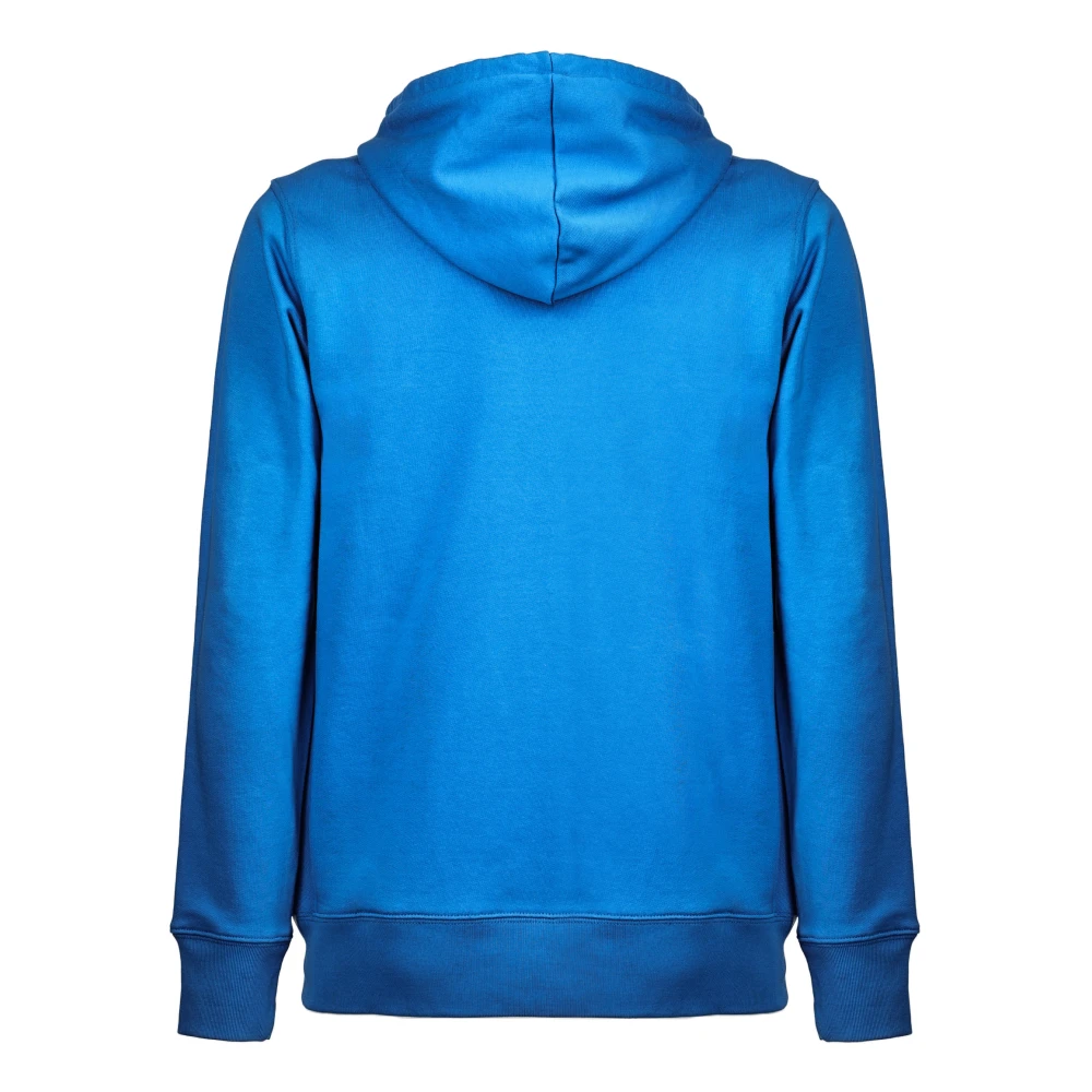 PS By Paul Smith Hoodie Sweatshirt Rits Regular Fit T-shirt Blue Heren