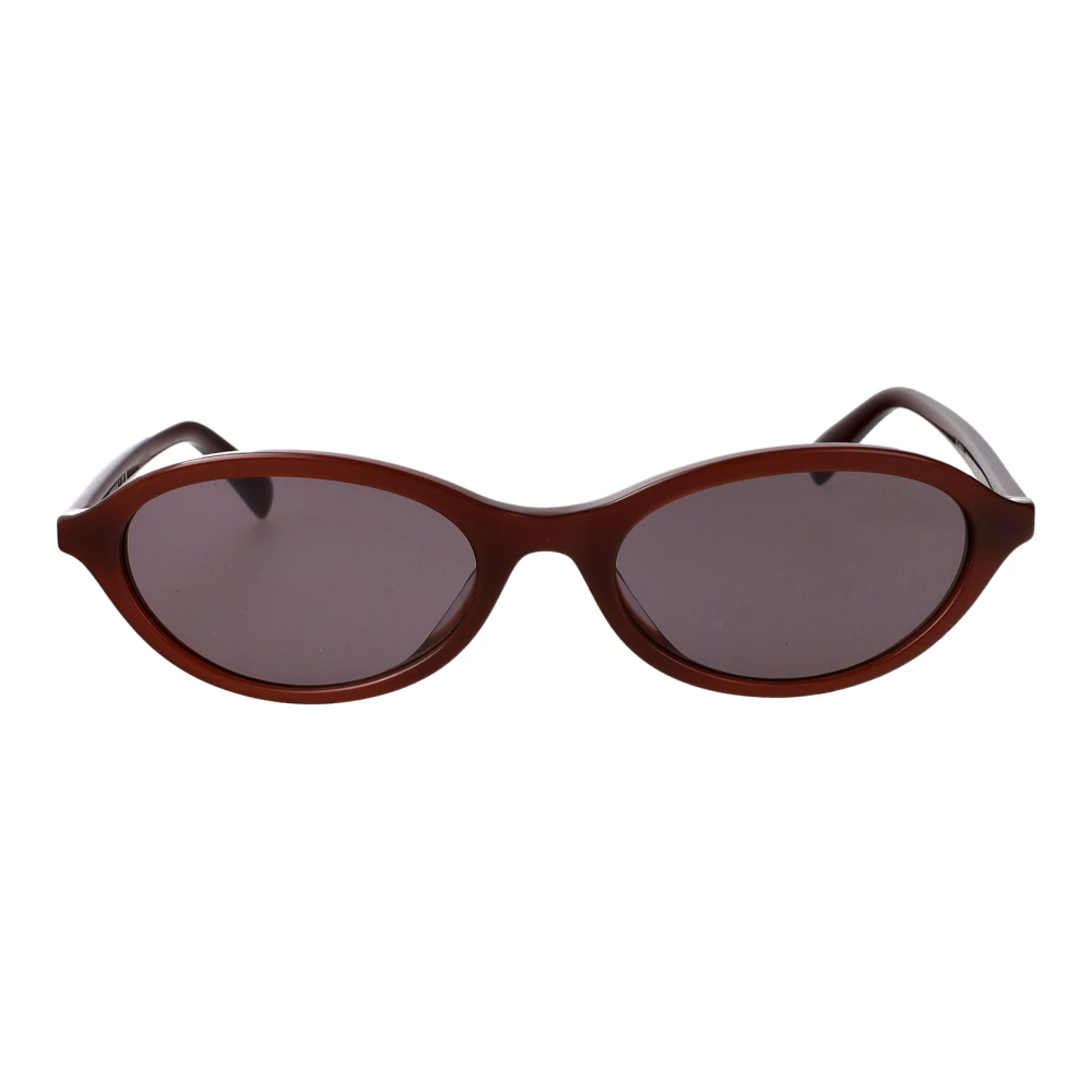 Emporio Armani Woman Sunglass EA4281U - Frame color: Shiny Opal Brown, Lens color: Dark Purple - Image 3