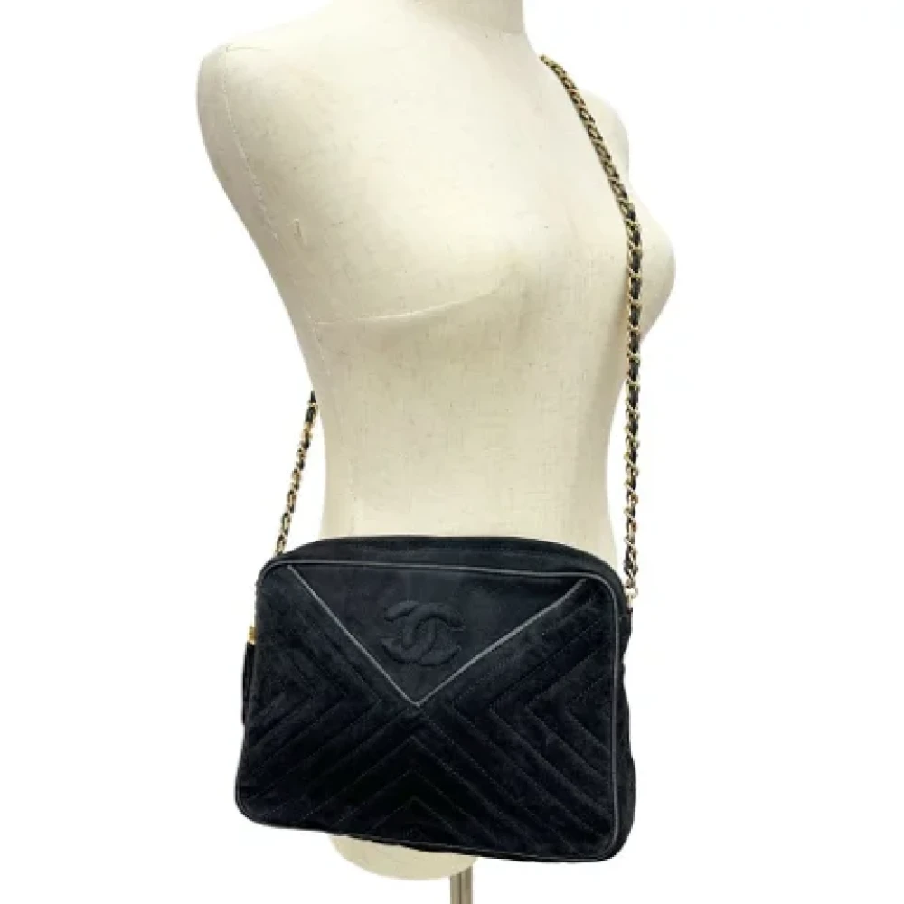 Chanel Vintage Pre-owned Fabric chanel-bags Black Dames