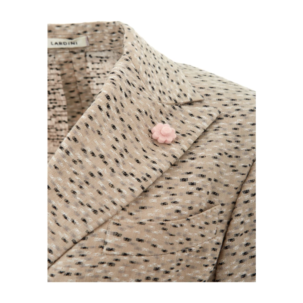 Lardini Stijlvolle Jas Kimono Beige Dames