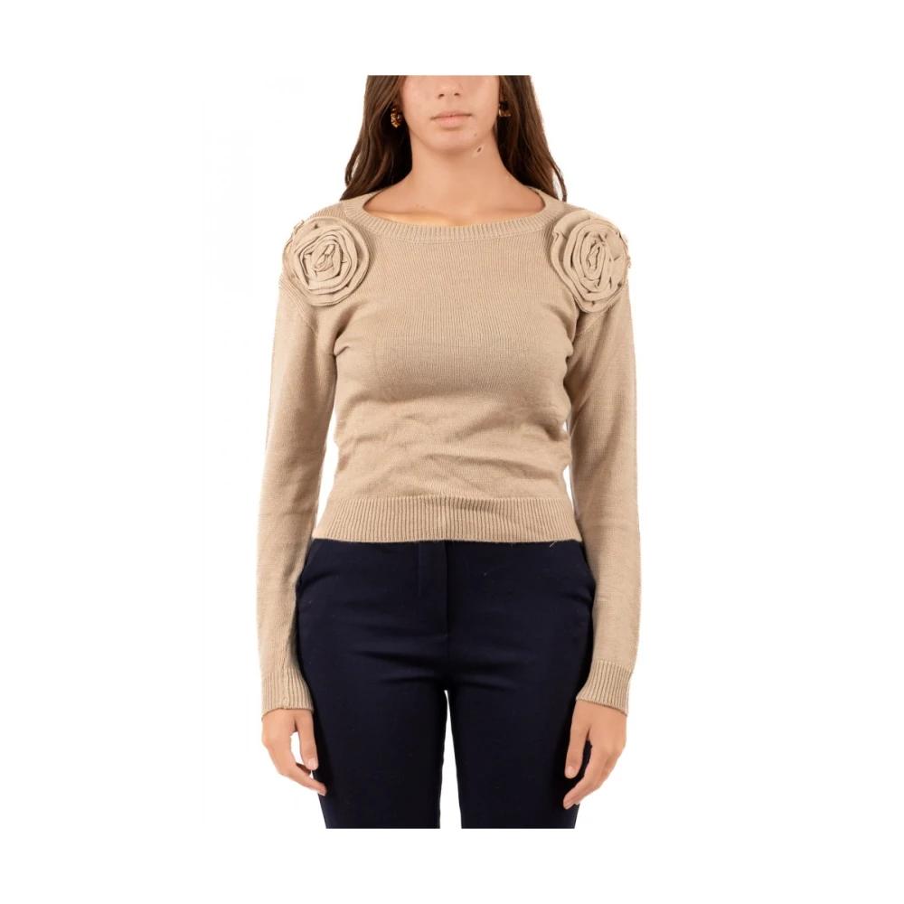 Luckylu Dames Top Geluk Beige Dames