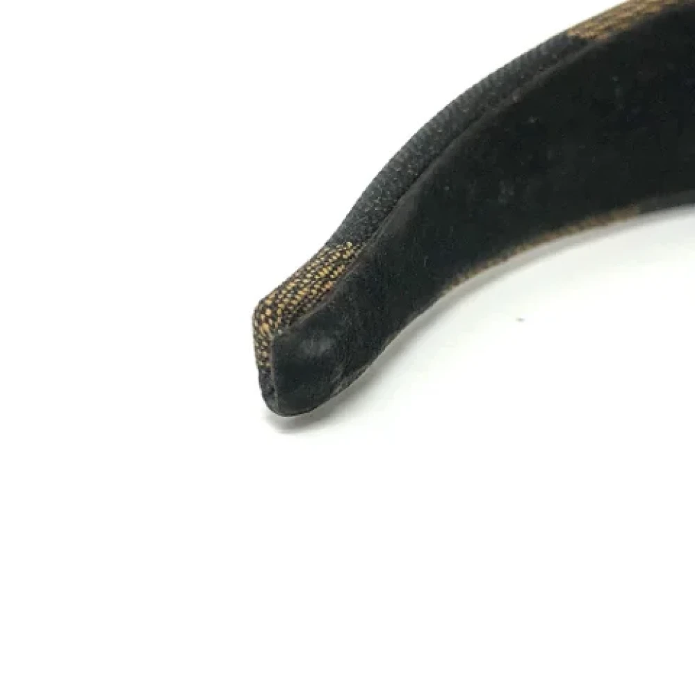 Fendi Vintage Pre-owned Fabric hair-accessories Brown Dames