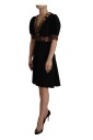 elegant-black-a-line-dress-with-v-neck