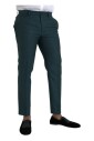 pantalon-en-laine-vert-fonce