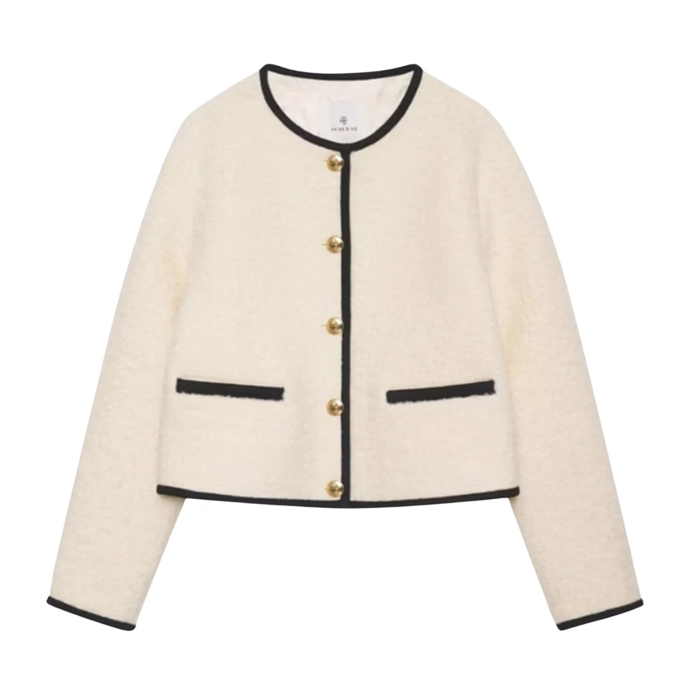 Anine Bing Stijlvolle Logan Jas voor Mannen Beige Dames