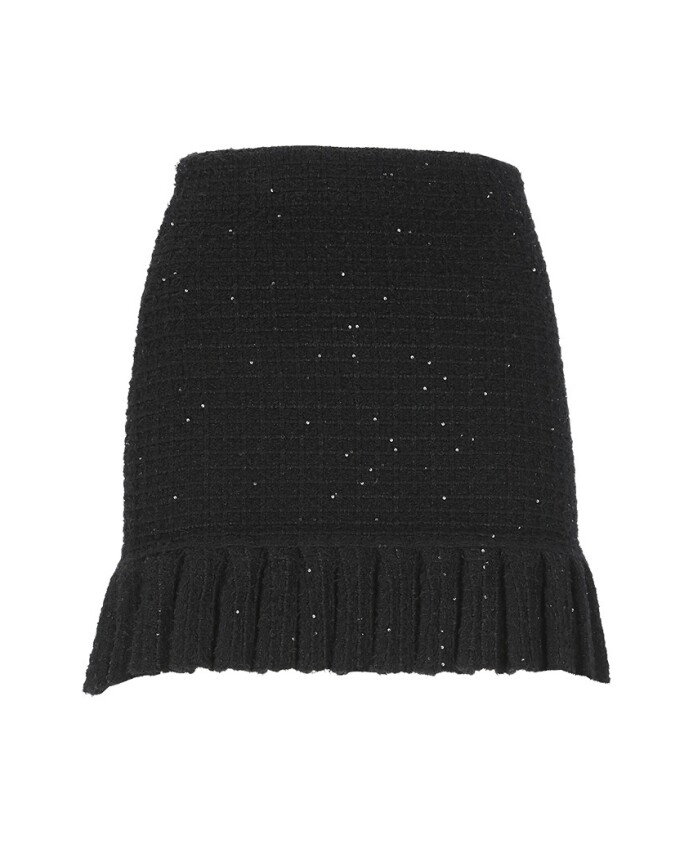 jupe-noire-a-paillettes-et-plis