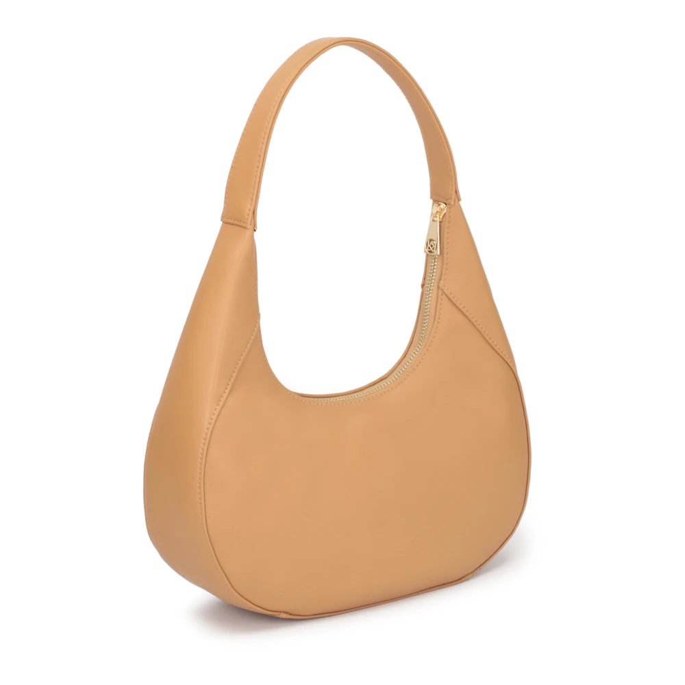 Kazar Lichtbruine leren halvemaan tas Brown Dames