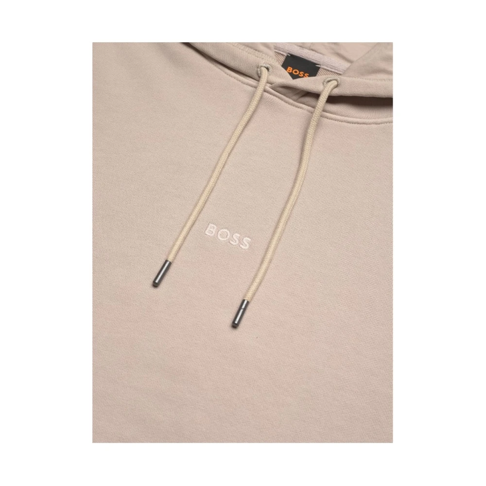 Hugo Boss Stijlvol T-shirt voor mannen Beige Heren