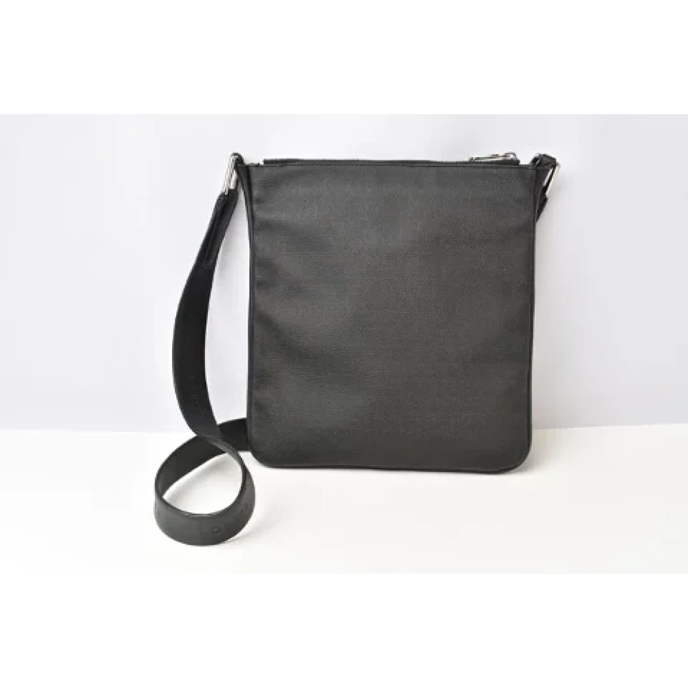 Loewe Pre-owned Canvas shoulder-bags Black Dames