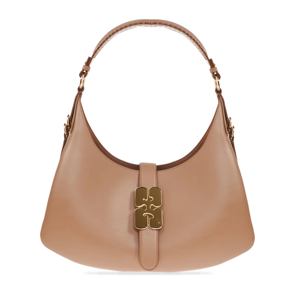 Ganni , Shoulder Bags, Female, Brown, One Size, Shoulder Bag