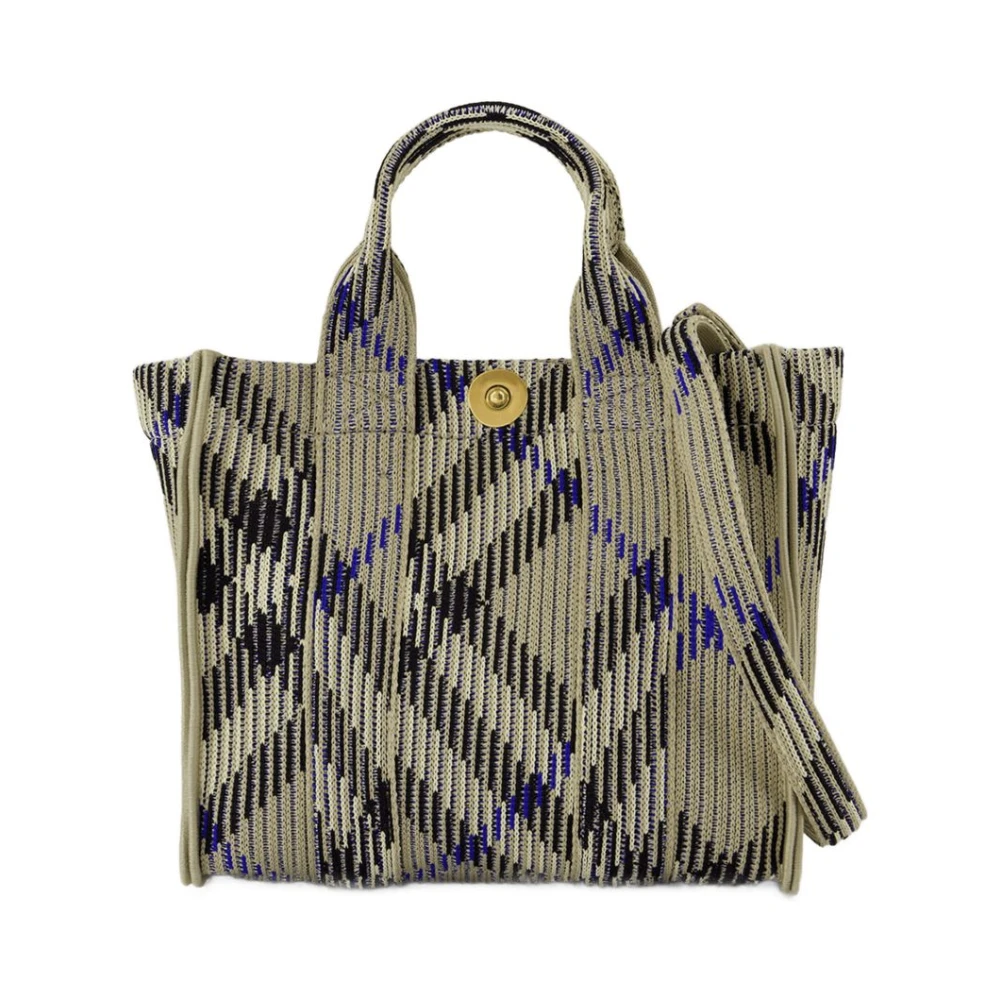Burberry Multicolor Mini Knit Shopper Bag - Neutral - Female - Shopping Bags - One Size - Bags