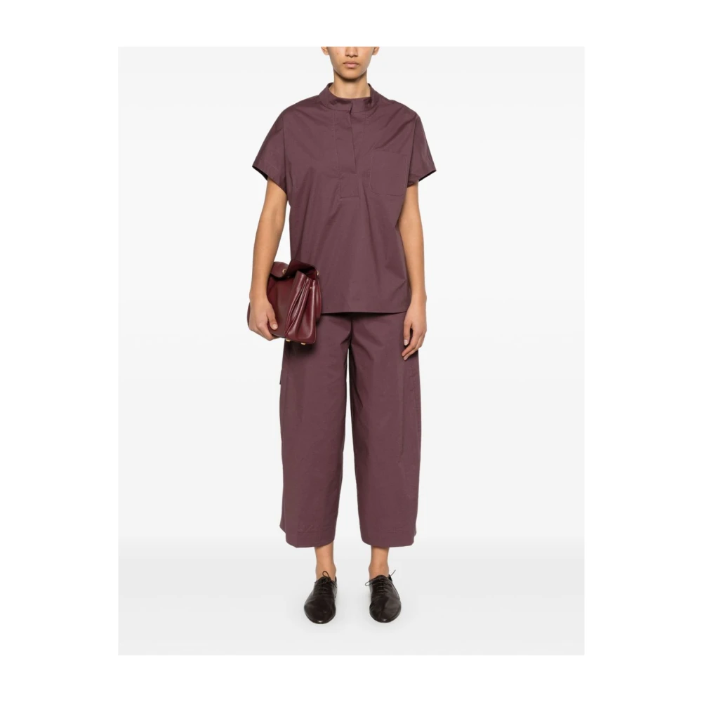 Nine In The Morning Bordeaux Elegant Dames Overhemd Red Dames