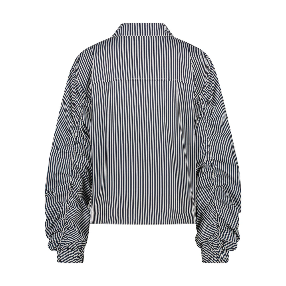 Nukus Gestreepte Quirine Blouse Blue Dames