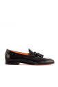 black-leather-loafer-with-tassels