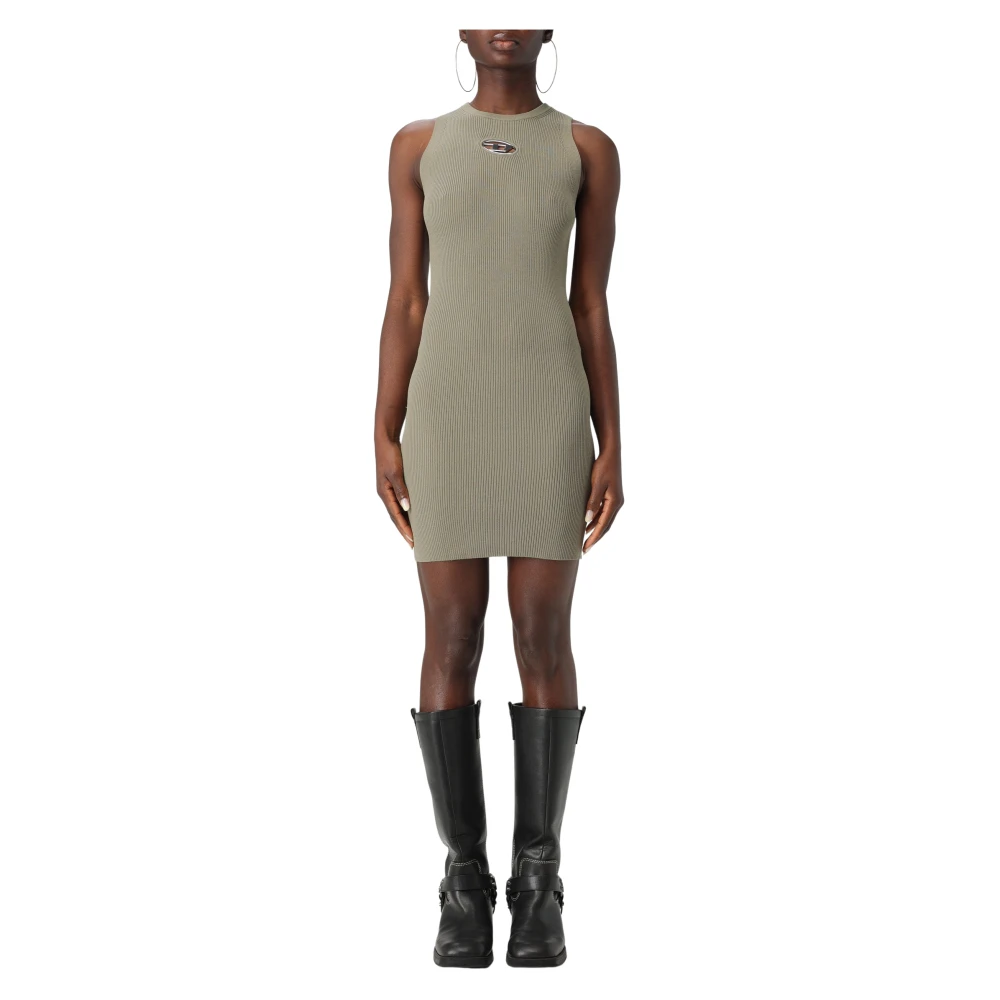 Diesel Stijlvolle Jurk M-Caddix Green Dames