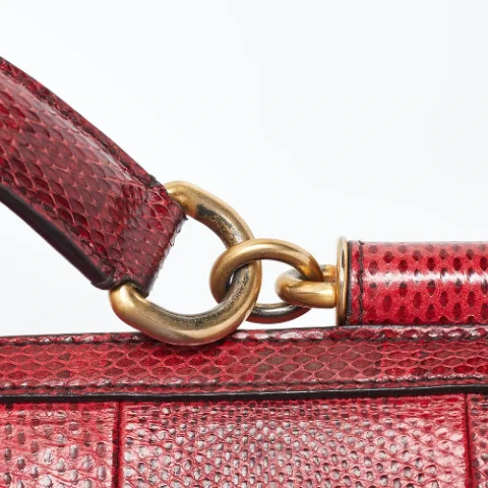 Dolce & Gabbana Pre-owned Leather handbags Red Dames
