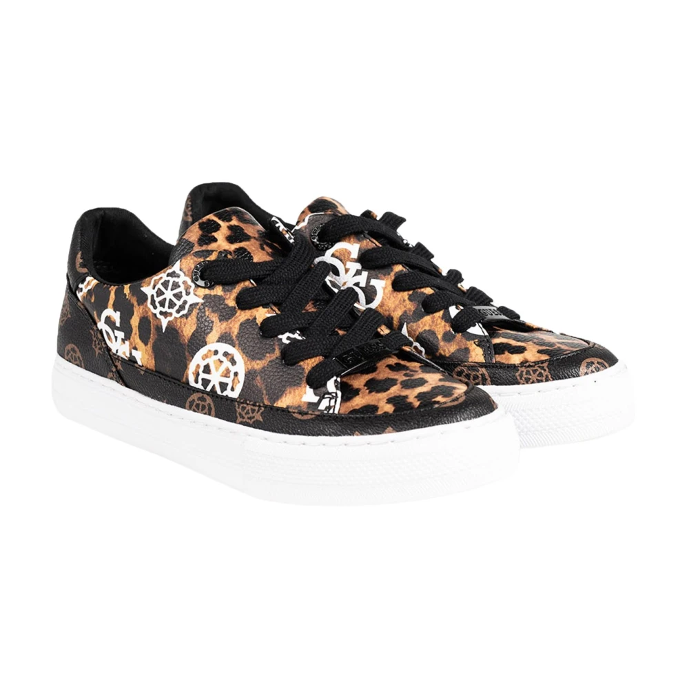Guess Round-Tone Bondlogged Sneakers Dames Schoenen Zwart