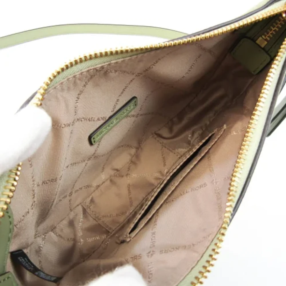 Michael Kors Pre-owned Leather shoulder-bags Green Dames