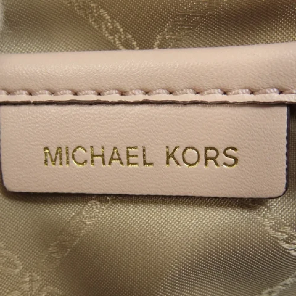 Michael Kors Pre-owned Leather shoulder-bags Beige Dames
