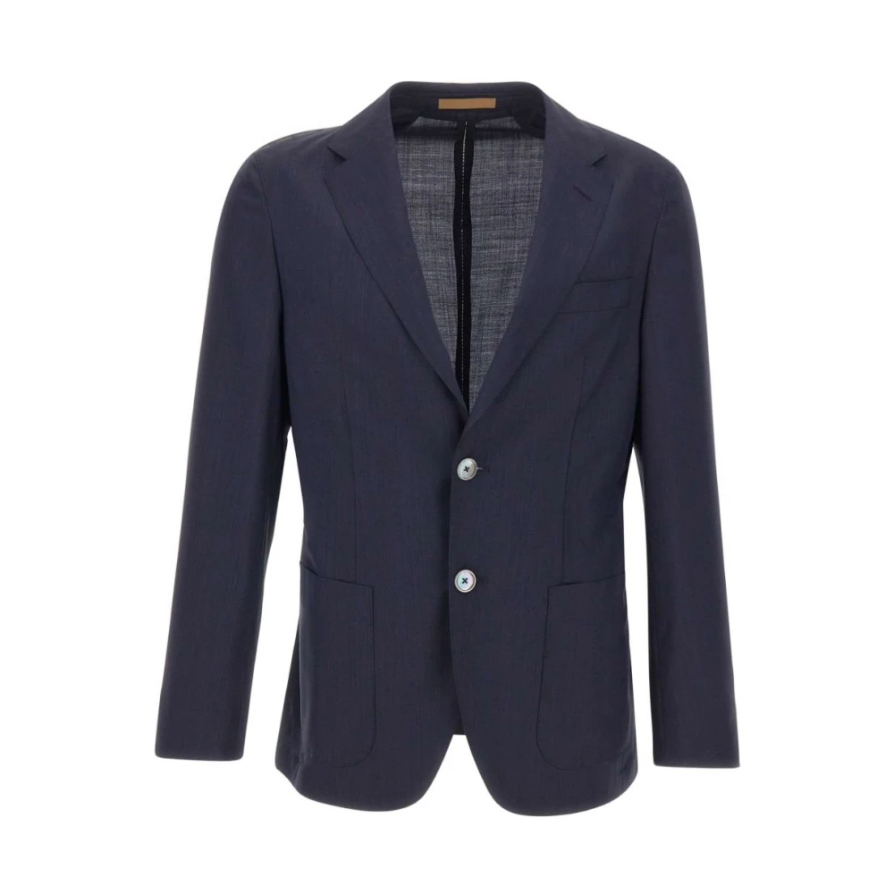 Boss Men's Blue Blazers, Xl, Camel Jacket