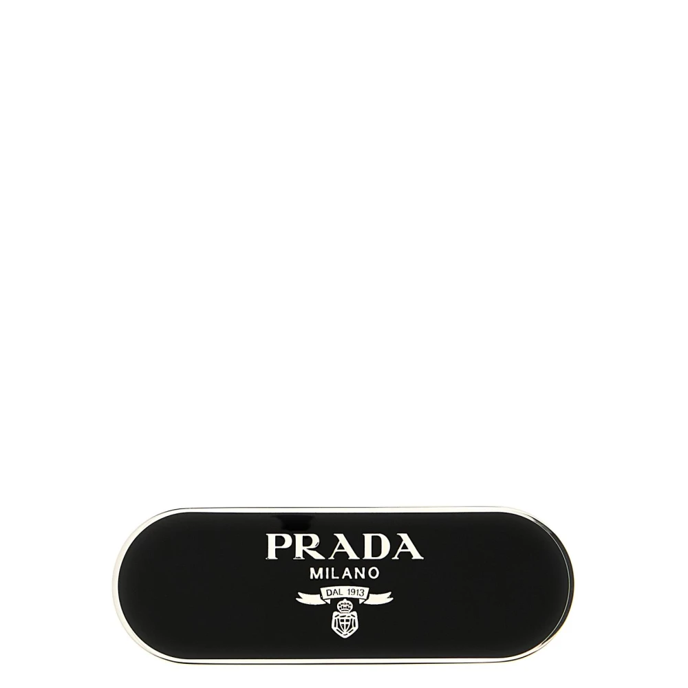 Prada Women's Black Metal Hair Clip - Image 2