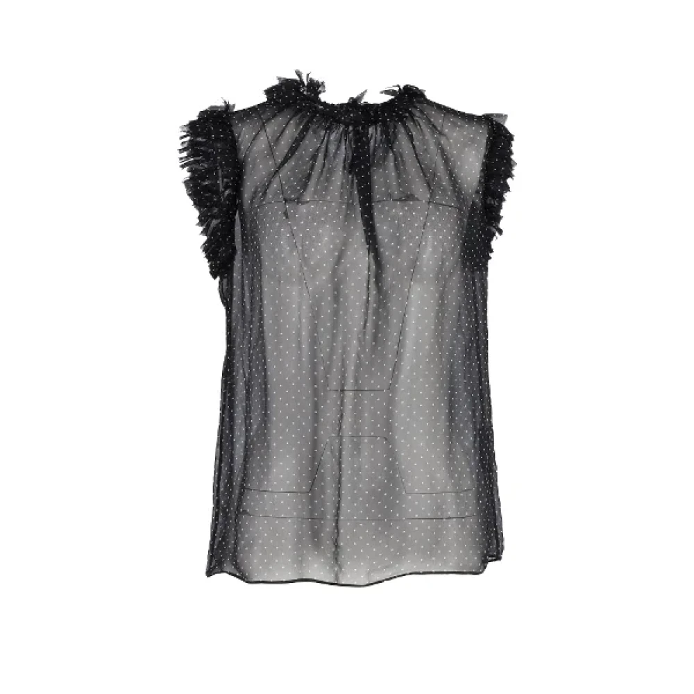 Dolce & Gabbana Pre-owned Silk tops Black Dames