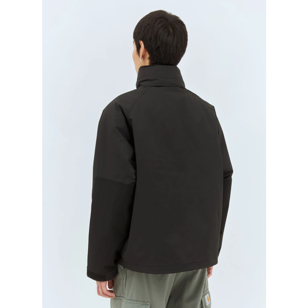 Stüssy Geborduurde Military Parka Jas Black Heren