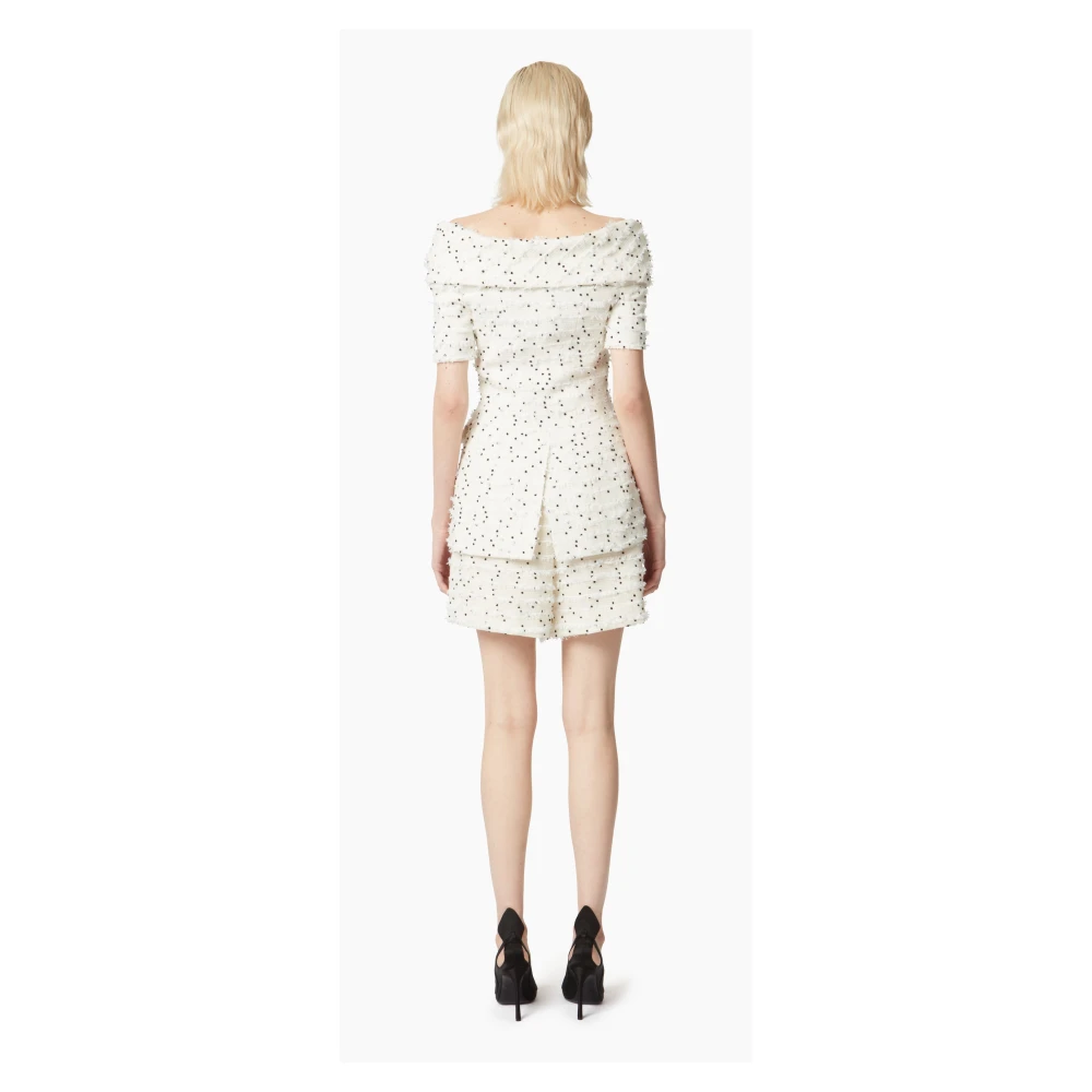 Nina Ricci Wijd Geplisseerd White Dames