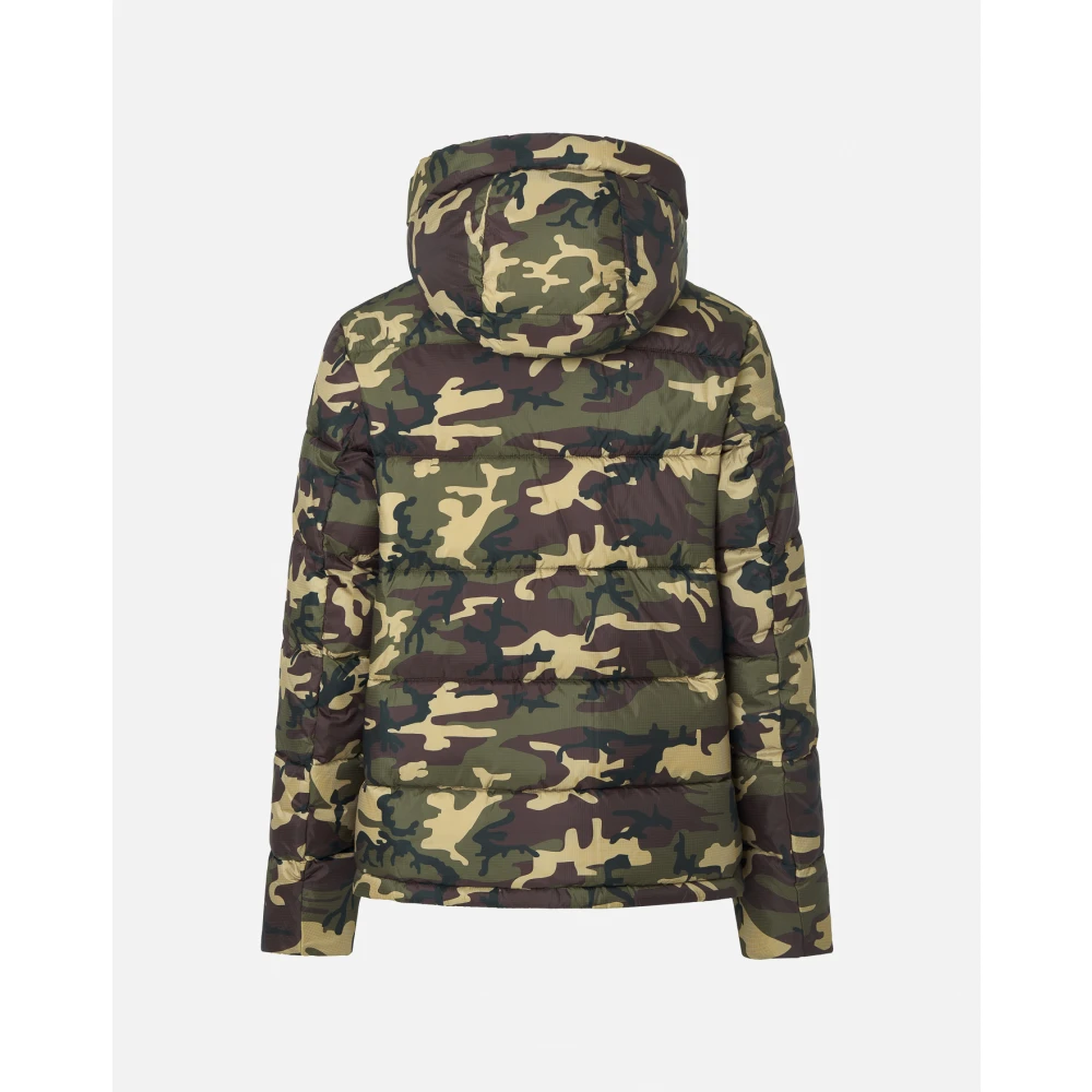 Blauer Militaire jas met capuchon Green Heren