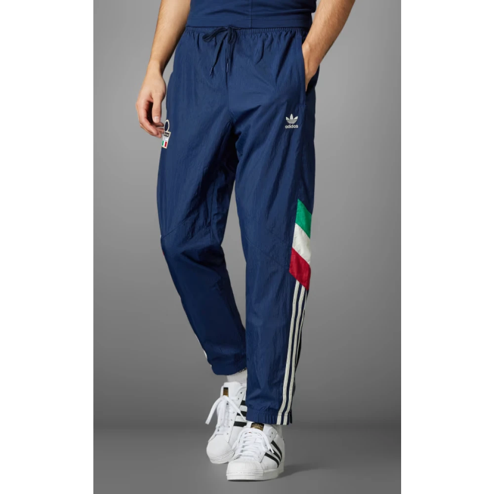 Adidas Italiaans nationaal team retro broek Blue Heren