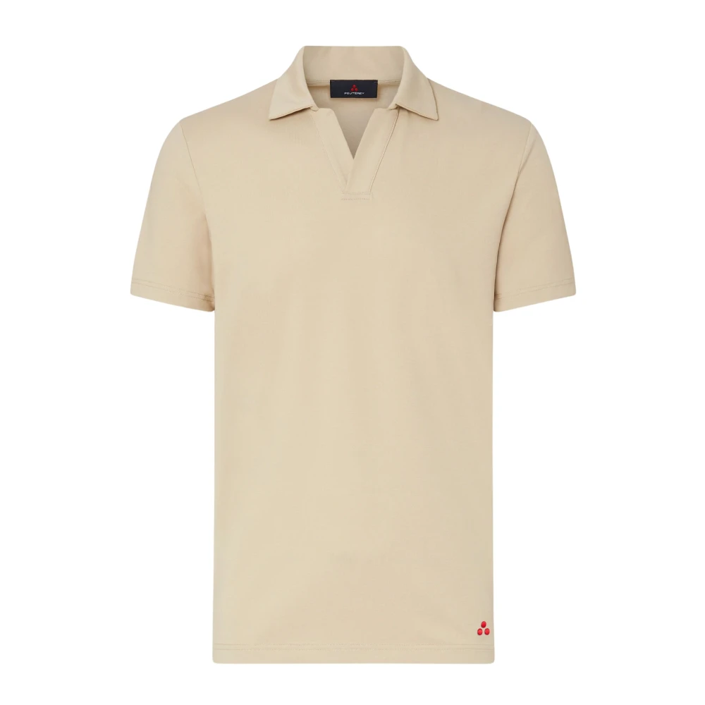Peuterey Beige Polo Shirts, Male, S, New Helgo Polo