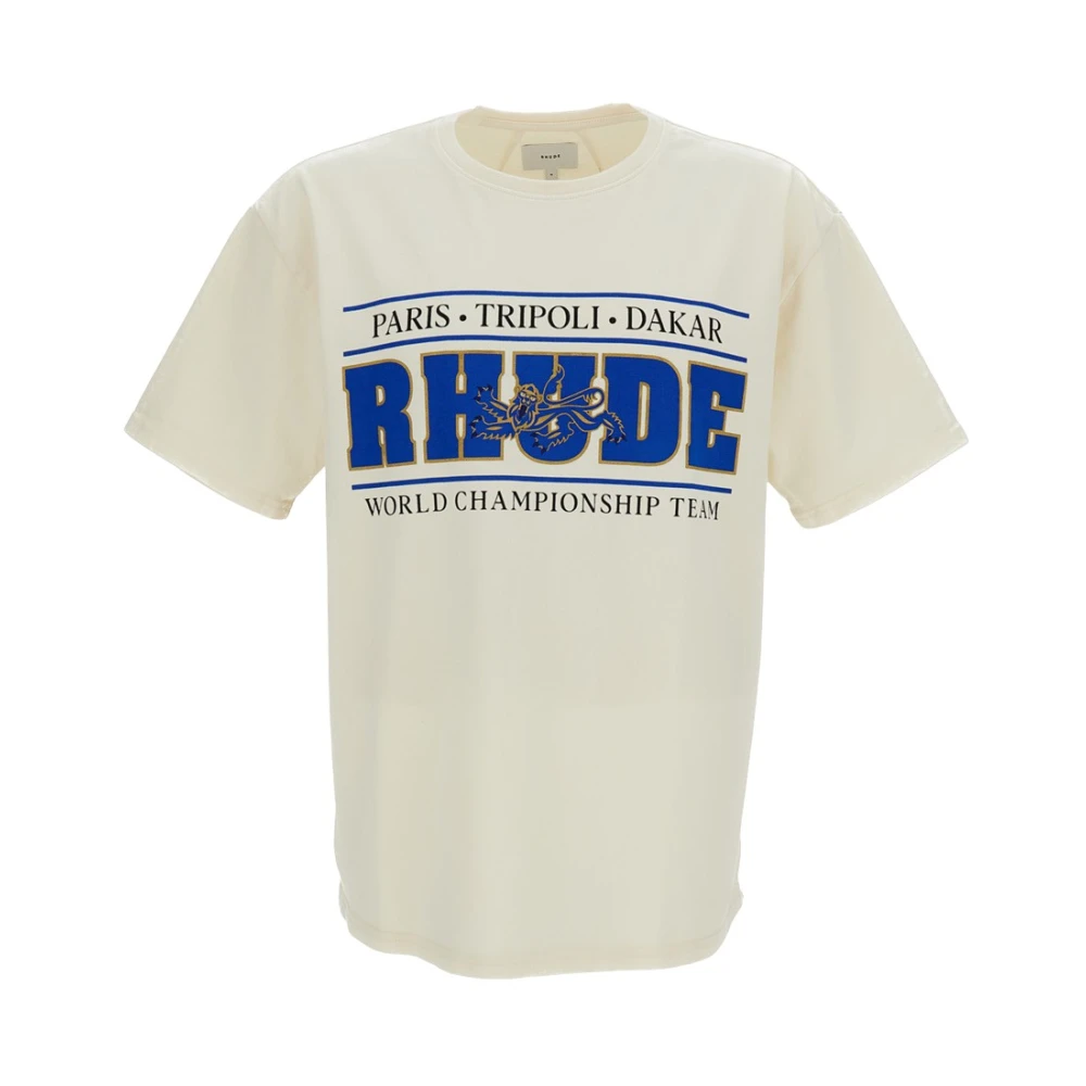 Rhude Uomo Beige Top, L, New,