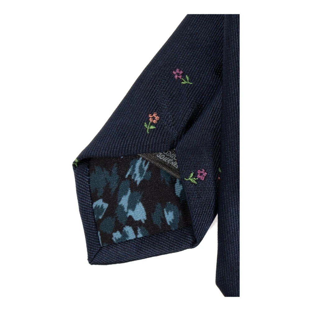 Paul Smith Zijden stropdas Blue Heren