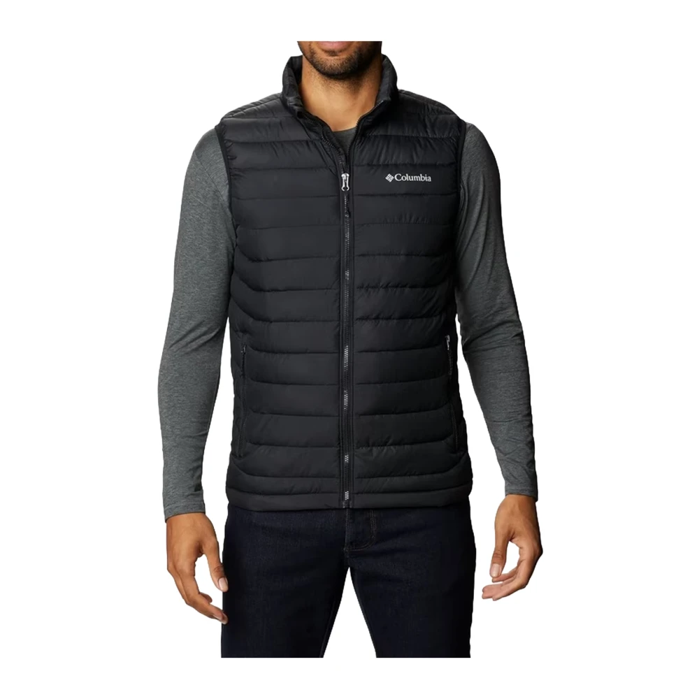 Columbia Men's Black Waistcoats, 2XL, Powder Lite Ii Vest