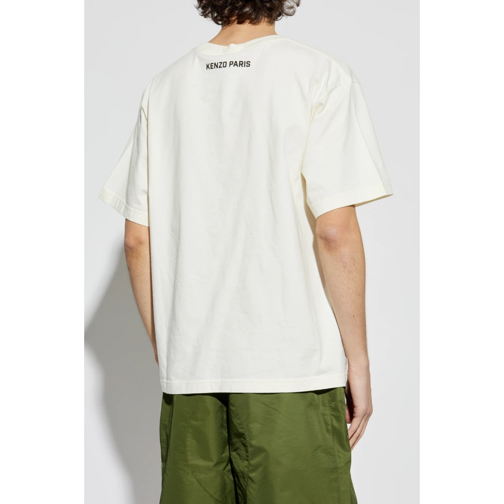 Kenzo T-shirt met print White Heren