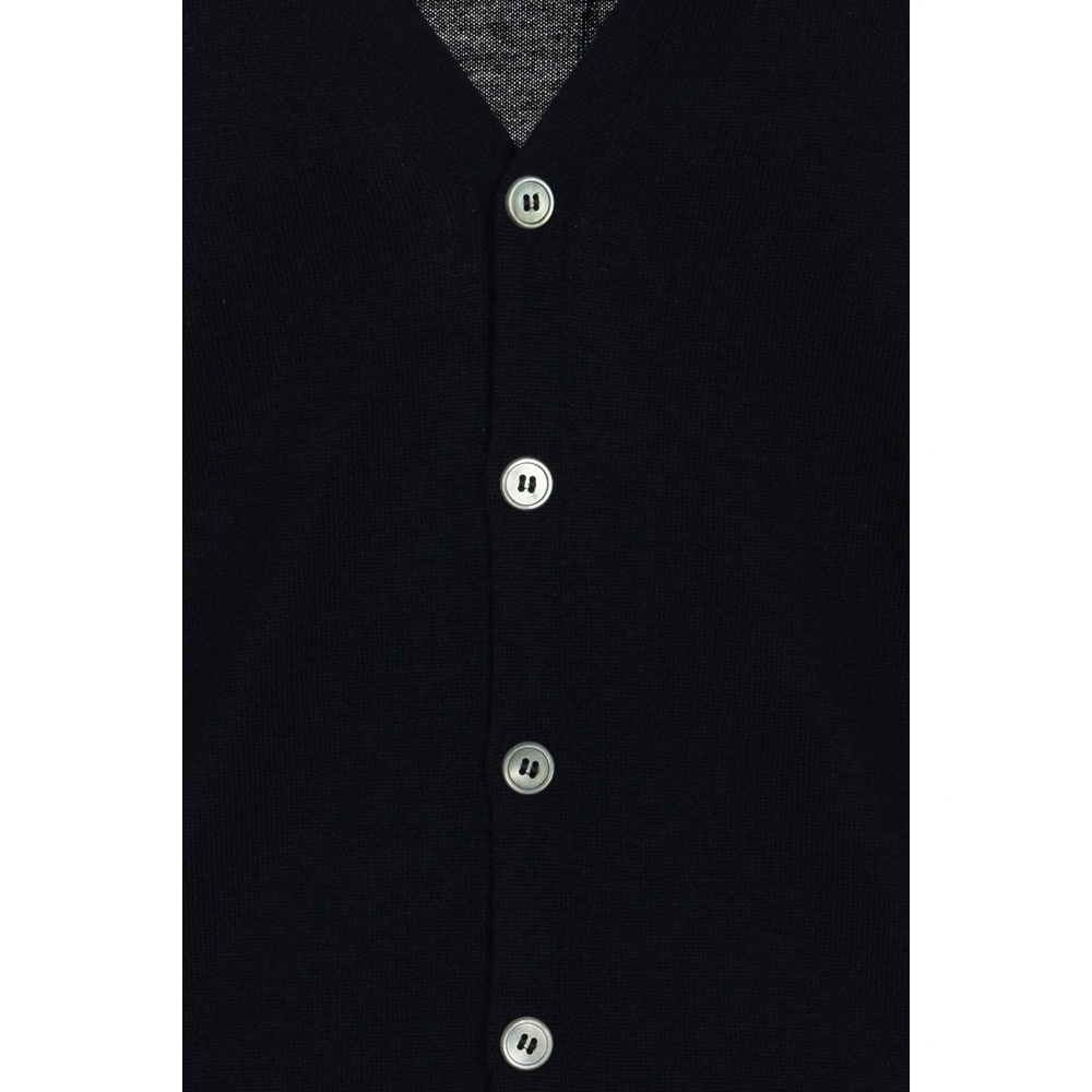 Gran Sasso Blauwe Sweater Vest Blue Heren