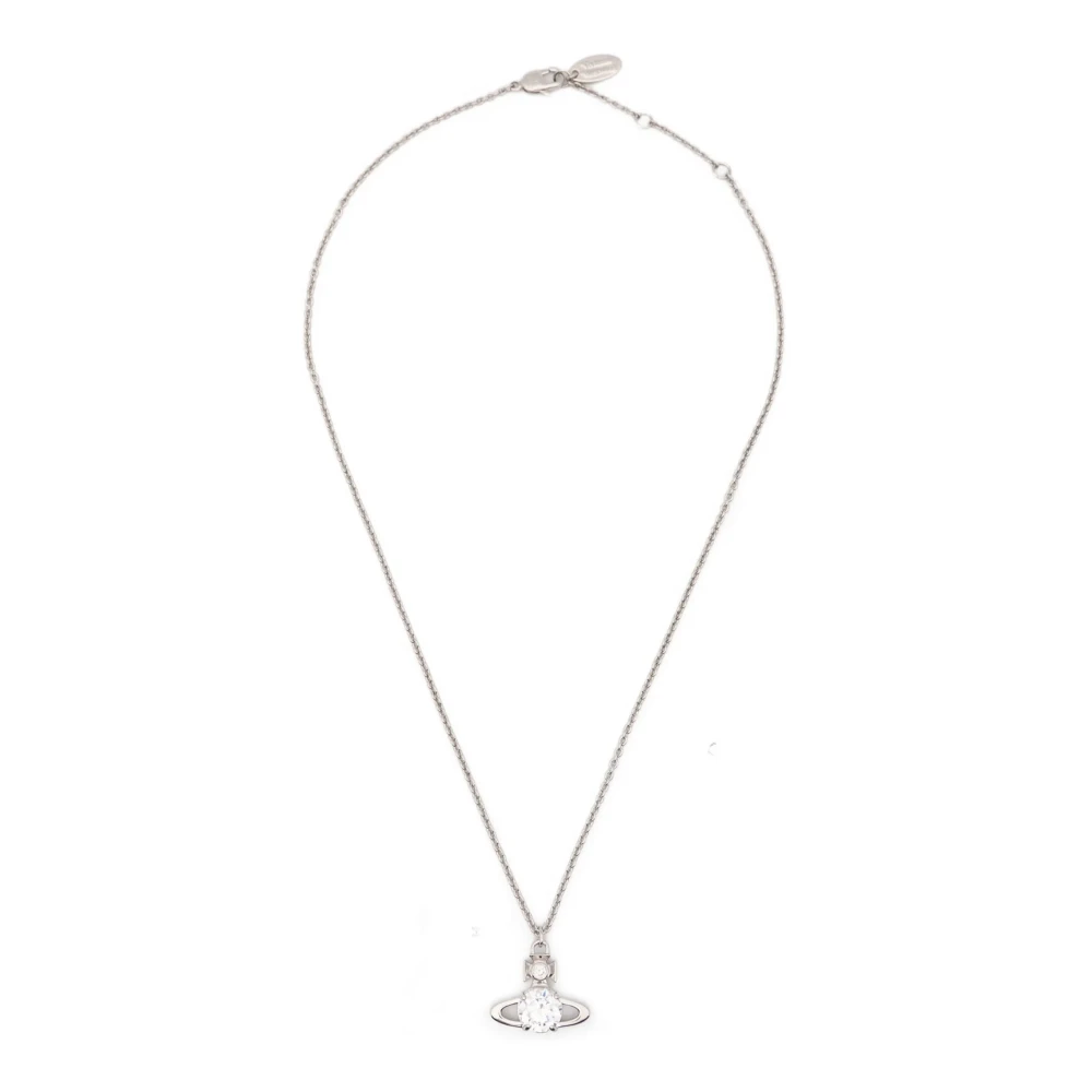 Vivienne Westwood Women's Gray Necklaces, One Size, Reina Pendant Necklace