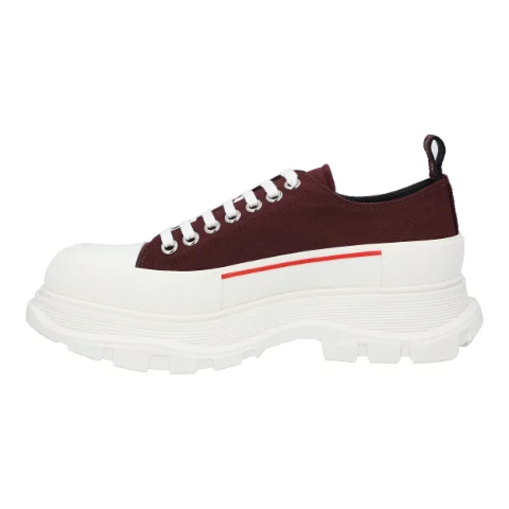 Alexander McQueen Canvas sneakers Heren Schoenen Rood
