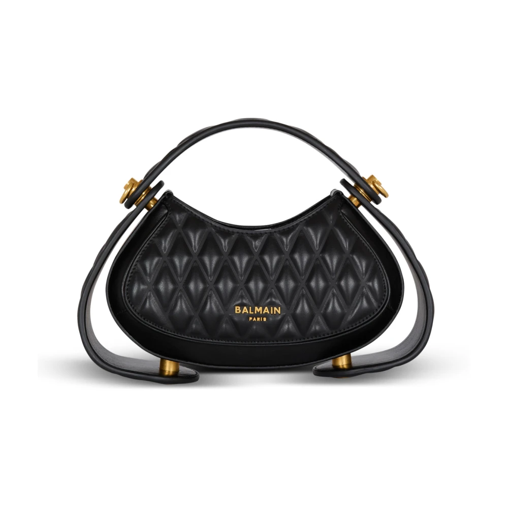 Balmain - Bags > Handbags - Black - Balmain - Modalova