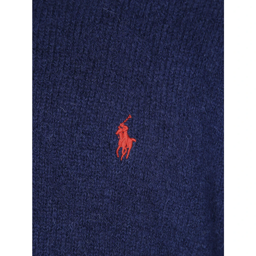 Polo Ralph Lauren Alpaca Crewneck Sweater Blue Heren