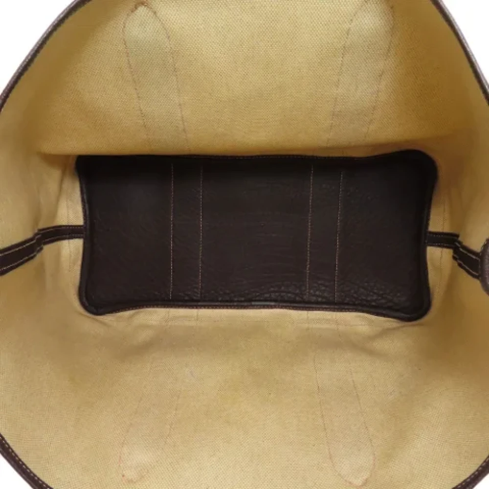 Hermès Vintage Pre-owned Fabric handbags Beige Dames