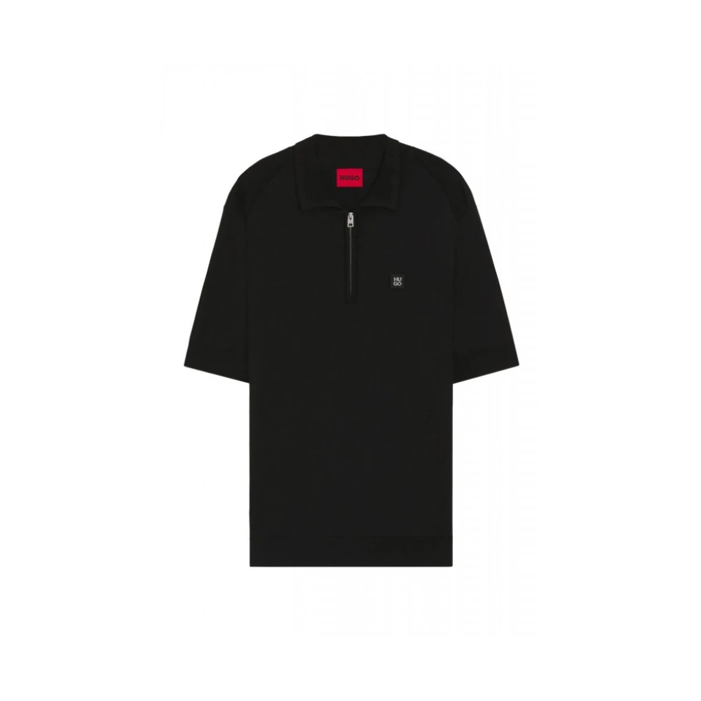 Hugo Men's Black Sayfong Polo Shirt - Polo Shirts - S - Tops