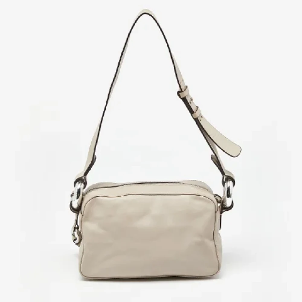 Michael Kors Pre-owned Leather shoulder-bags Beige Dames