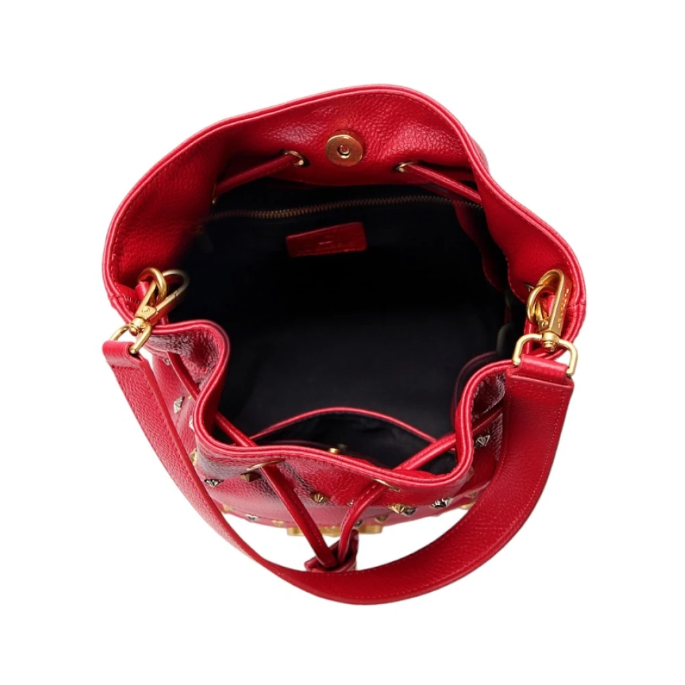 La Carrie Stijlvolle Leren Tas Red Dames