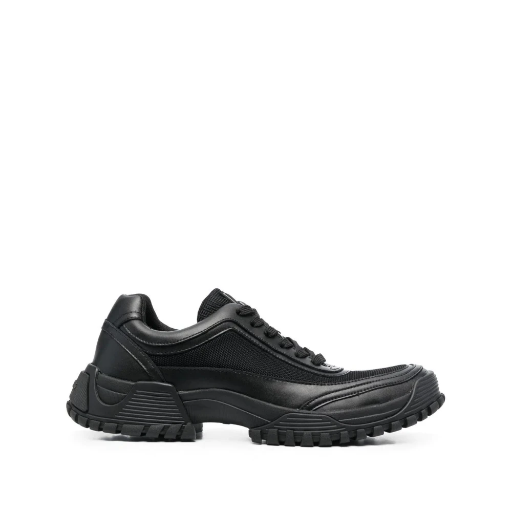 Emporio Armani Mannelijk Zwart E Casual Trainers Sneaker