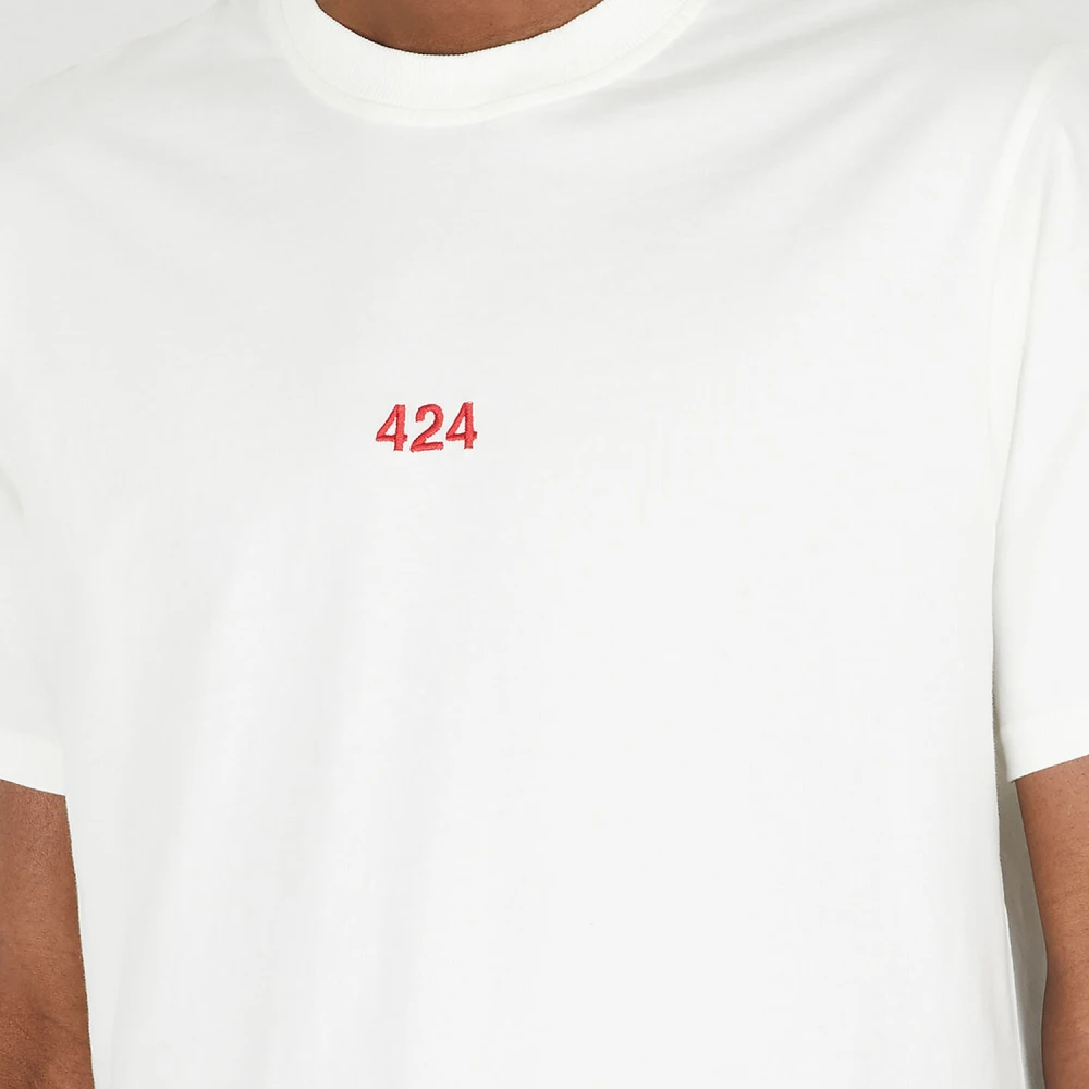 424 T-Shirts White Heren